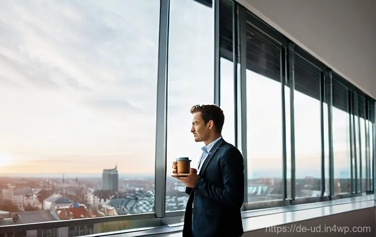 긍정심리학의 실천 사례 - **Prompt: Mindful Moment in a German Urban Setting**
A young professional (early 30s, smart-casu...